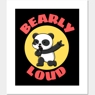 Bearly Loud | Bear Pun Posters and Art